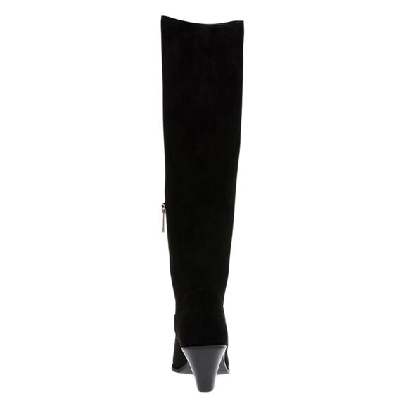 Anne Klein Women's Ware Pointed Toe Knee High Boots Black Size 8 1/2 - Picture 3 of 5